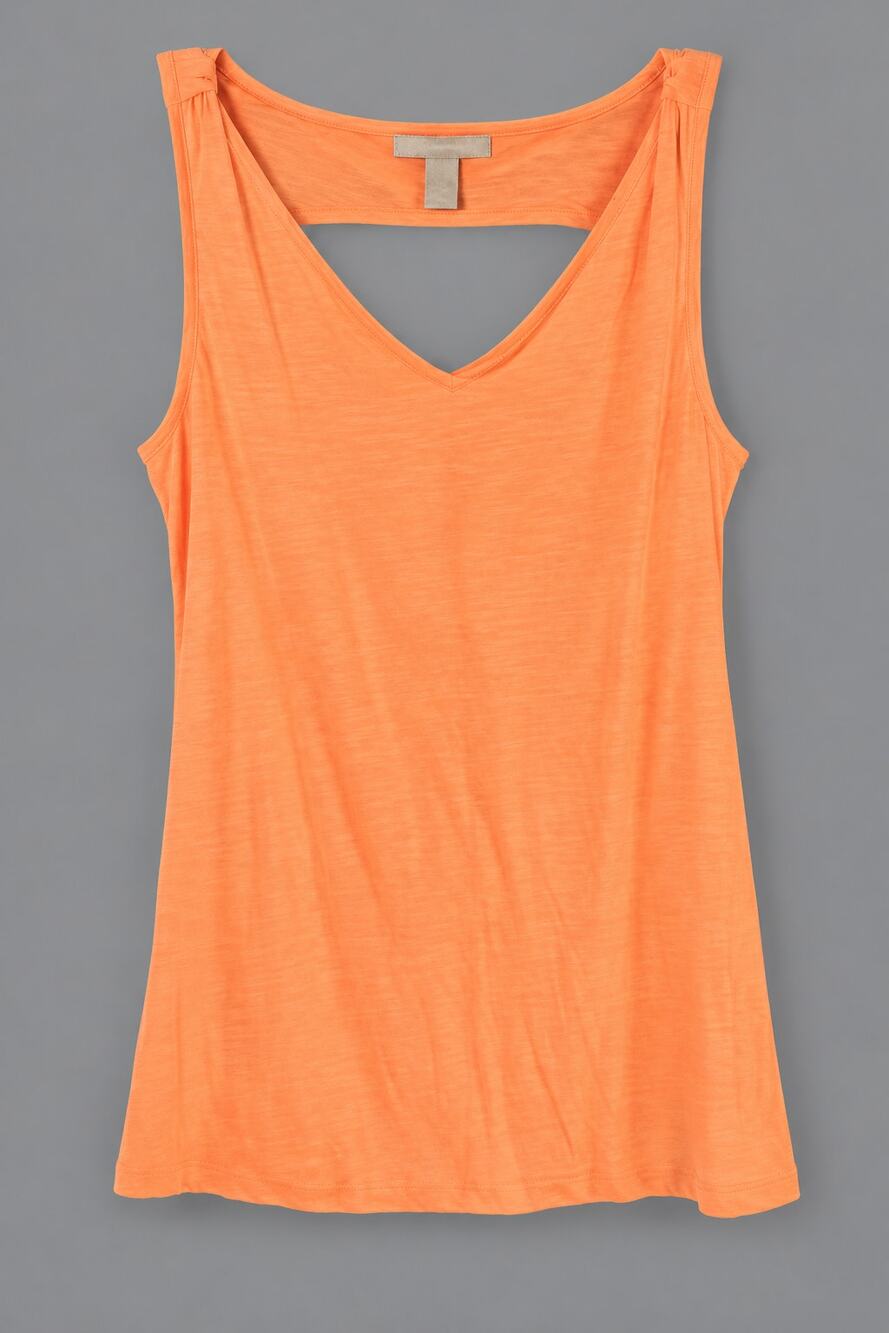 Banana Republic Women’s Orange Keyhole Tank Top Size Small